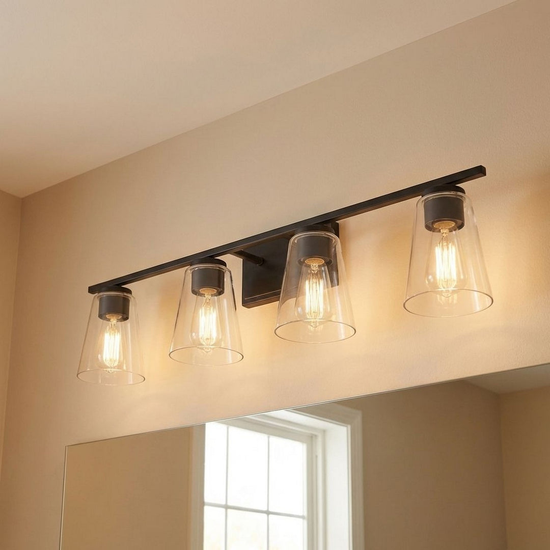 Savoy House - 8-1020-4-BK - Four Light Bath Bar - Calhoun - Black