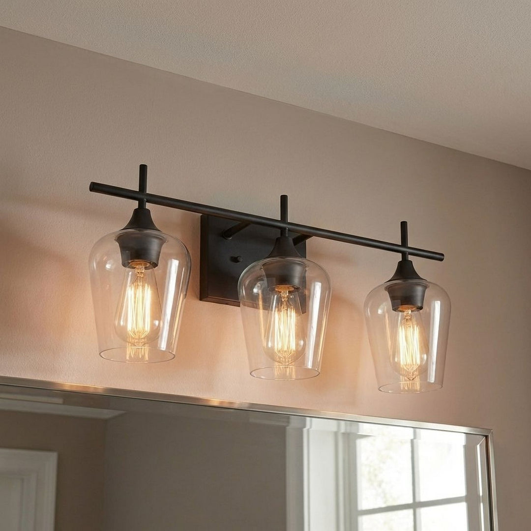 Savoy House - 8-4030-3-BK - Three Light Bath Bar - Octave - Black
