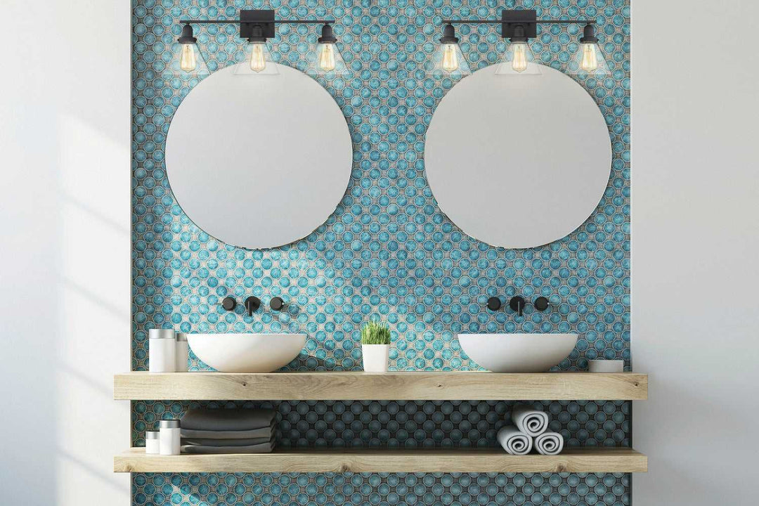 Drake Four Light Bath Bar in Black Savoy House