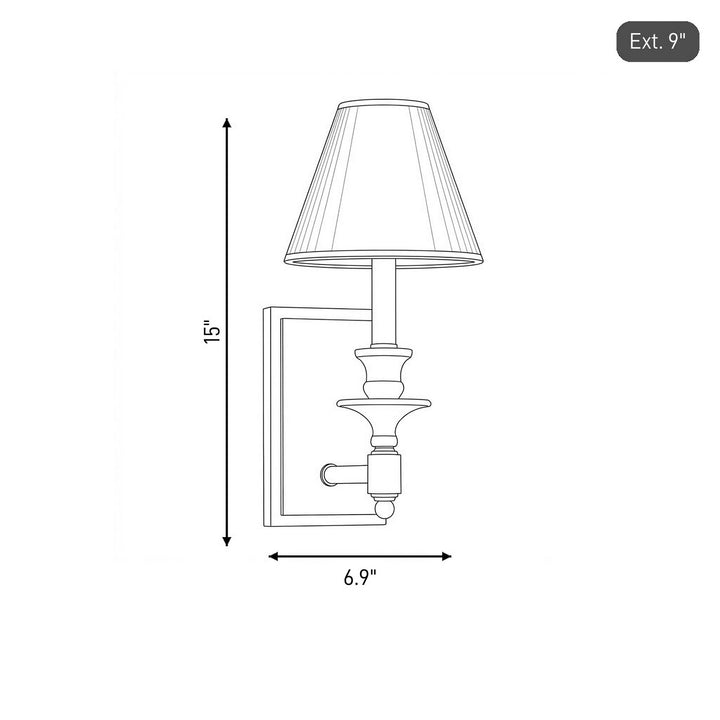Savoy House - 9-0700-1-322 - One Light Wall Sconce - Washburn - Warm Brass