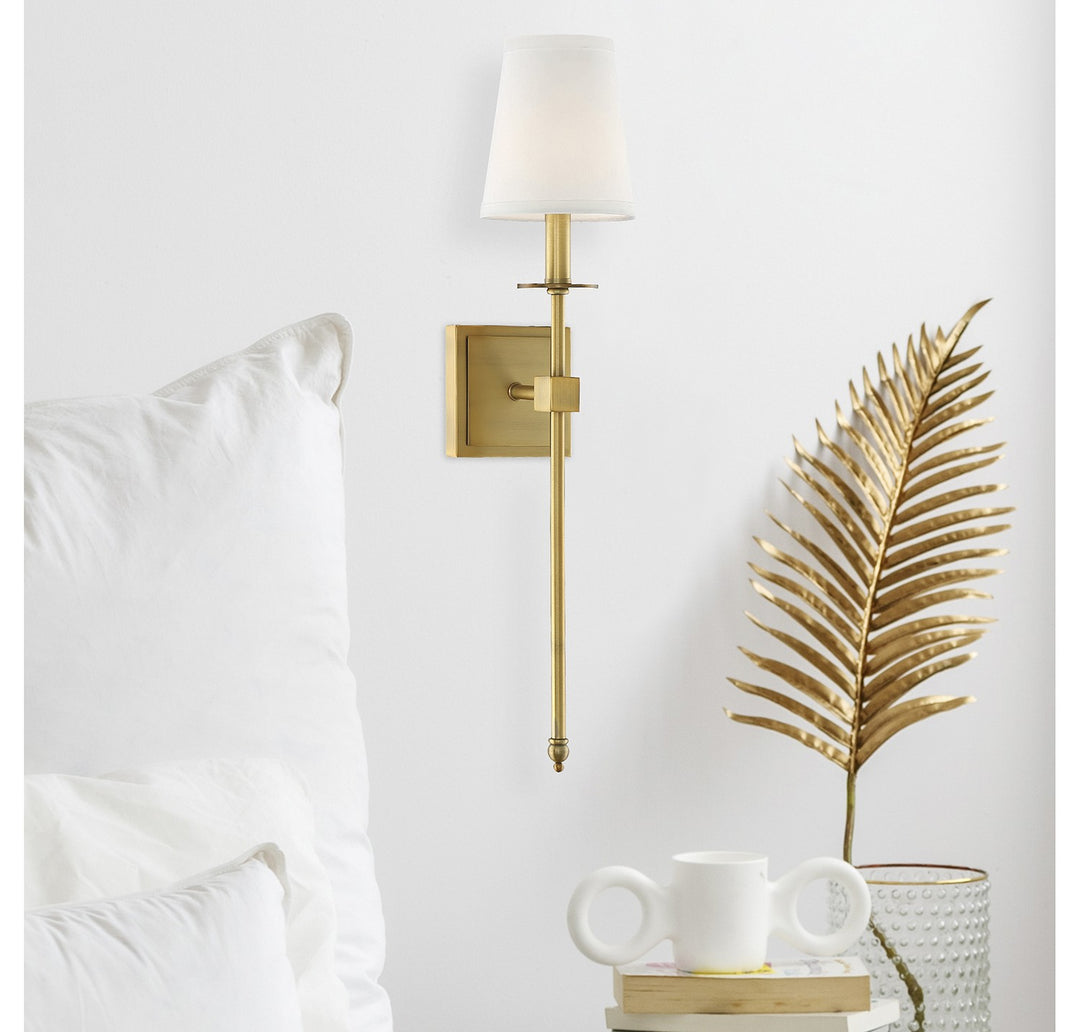 Savoy House - 9-303-1-322 - One Light Wall Sconce - Monroe - Warm Brass