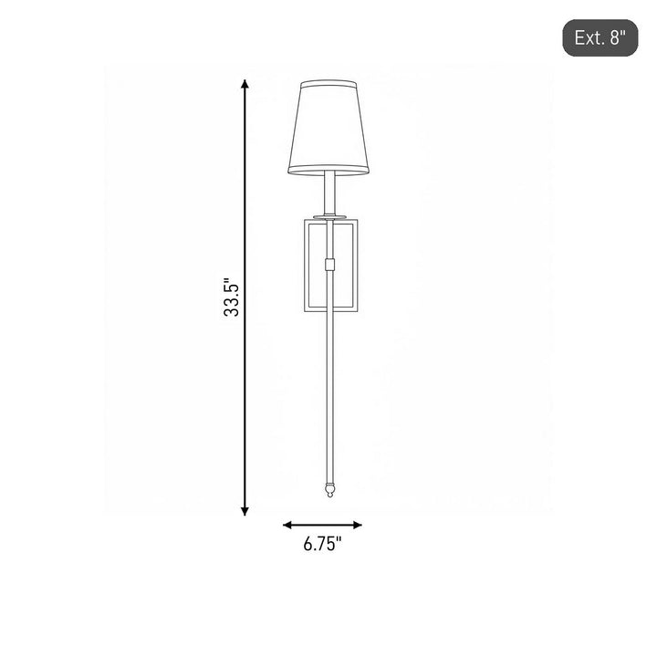 Savoy House - 9-7144-1-89 - One Light Wall Sconce - Monroe - Matte Black