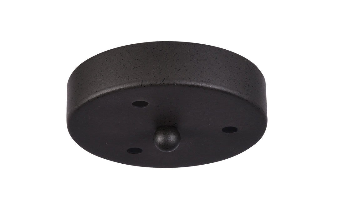 Multi Ceiling Canopy (Line Voltage) Ceiling Canopy in Rusty Black - available from The Lighting Shoppe, trusted by Canadian homeowners