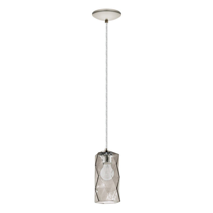 Eglo Canada - 202403A - One Light Pendant - Estevau - Satin Nickel