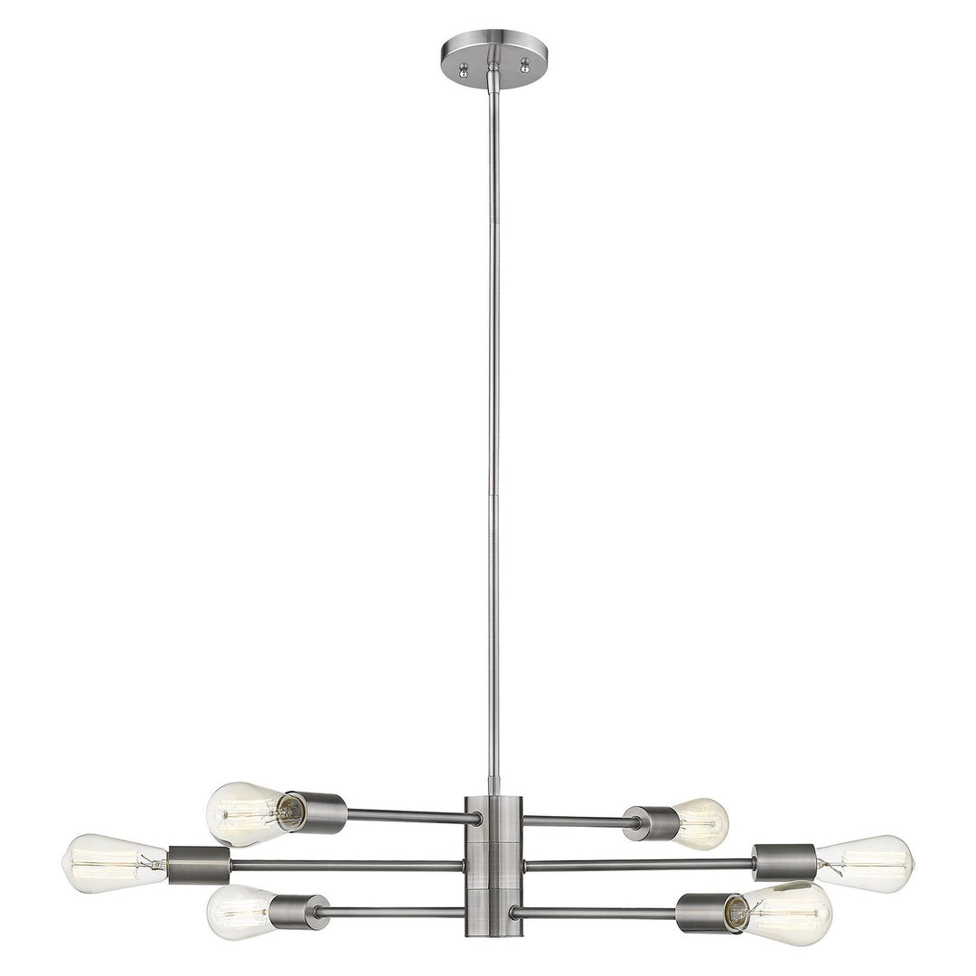 Willlsboro Six Light Chandelier in Polished Nickel Eglo Canada