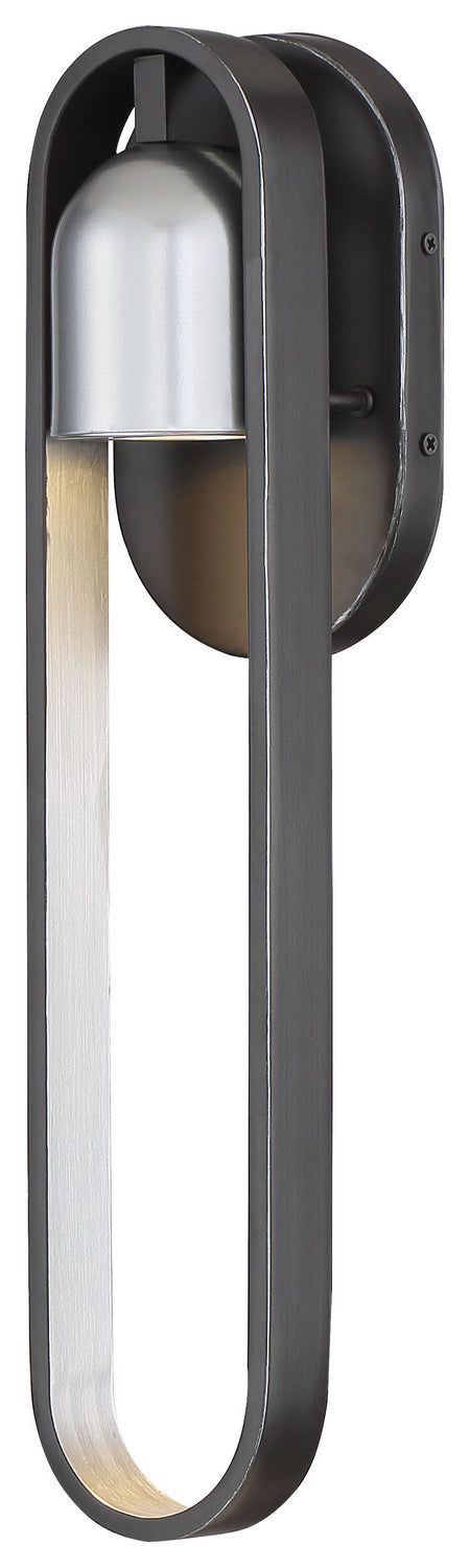 Rocketa LED Outdoor Wall Mount in Artisan Black w/Silver - available from The Lighting Shoppe, trusted by Canadian homeowners