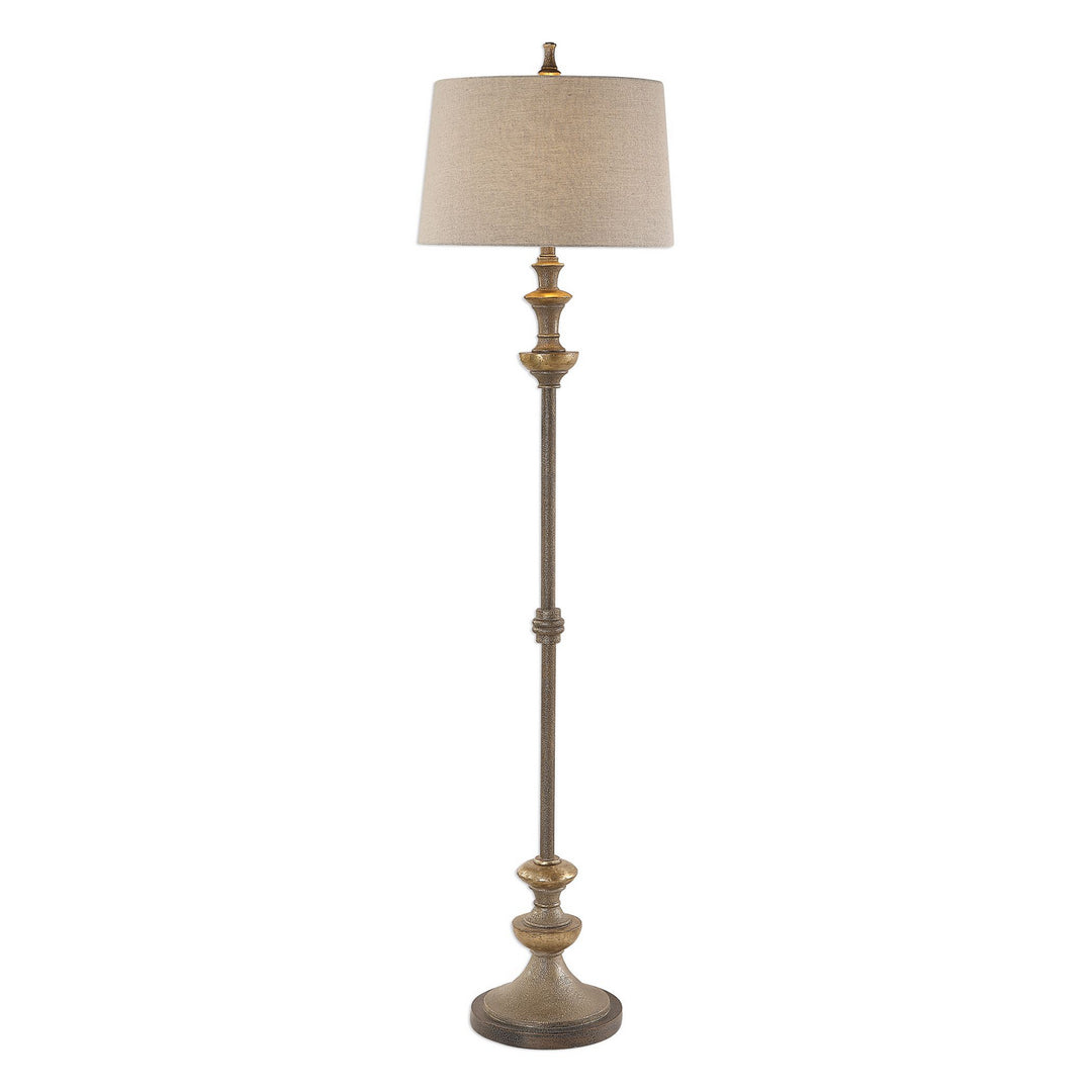 Vetralla One Light Floor Lamp in Dark Bronze - available from The Lighting Shoppe, trusted by Canadian homeowners