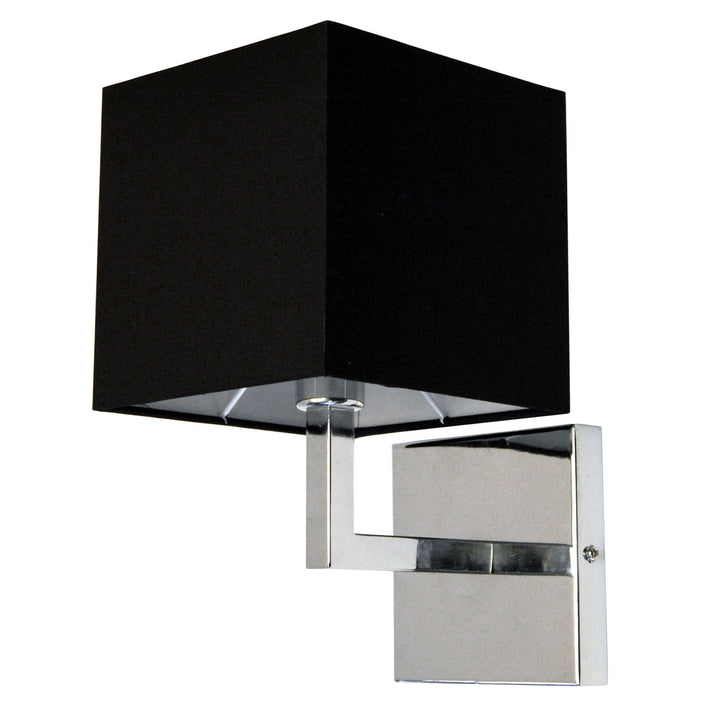 Lucas One Light Wall Sconce in Polished Chrome - available from The Lighting Shoppe, trusted by Canadian homeowners