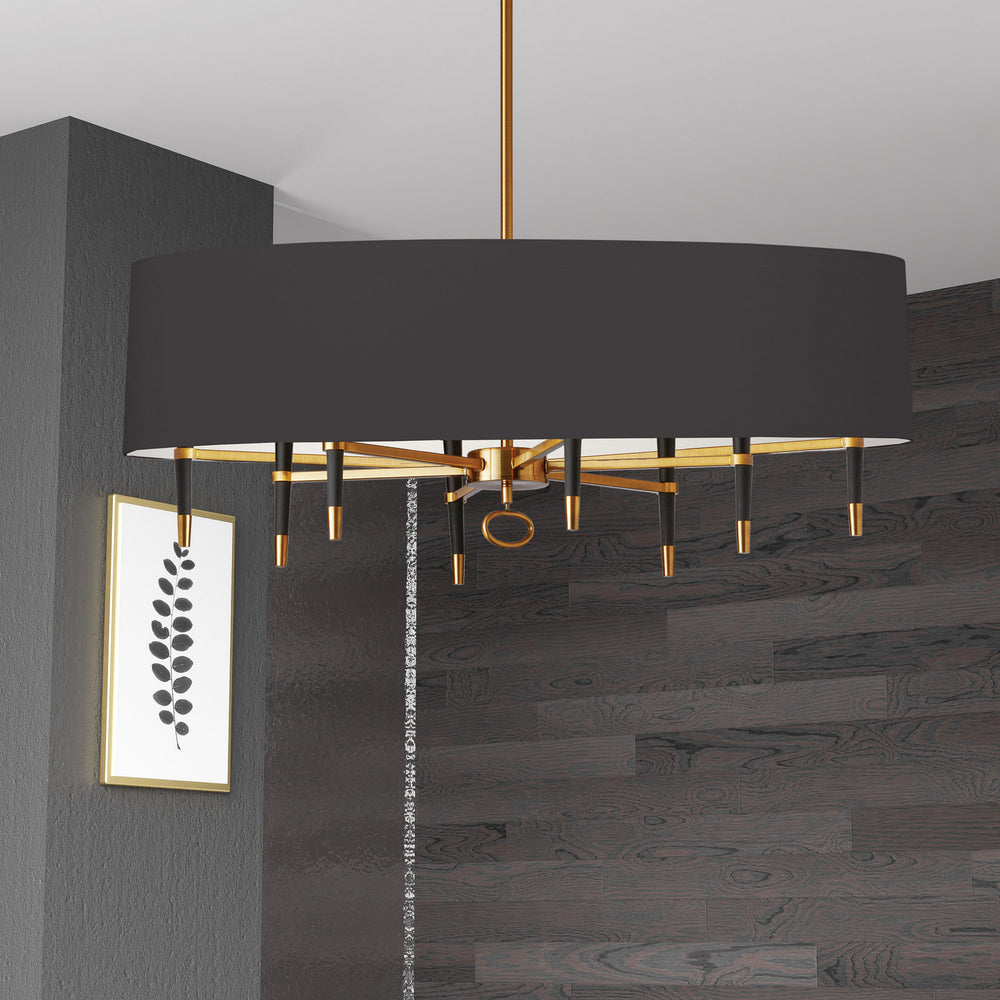 Dainolite Canada - LAN-408HC-VB-BK - Eight Light Chandelier - Langford - Vintage Bronze