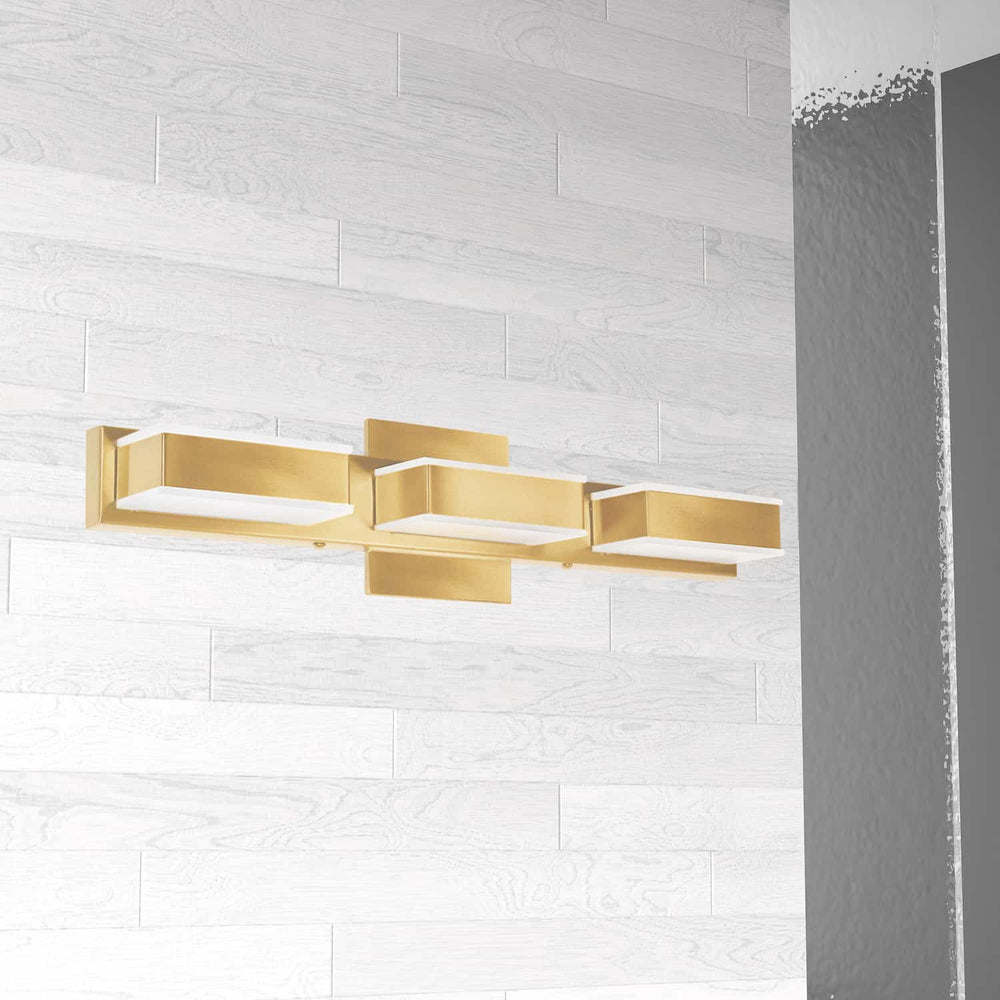 Dainolite Canada - VLD-215-3W-GLD - LED Vanity Fixture - Aged Brass