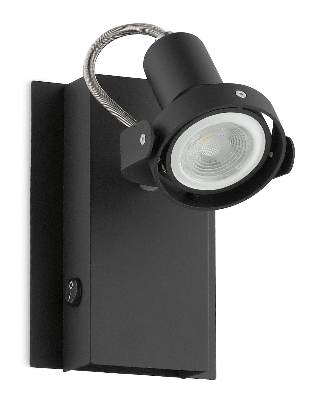 Novorio 1 One Light Wall Mount in Black - available from The Lighting Shoppe, trusted by Canadian homeowners