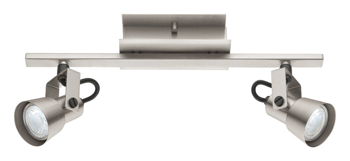 Trillo 1 Two Light Track in Matte Nickel - available from The Lighting Shoppe, trusted by Canadian homeowners