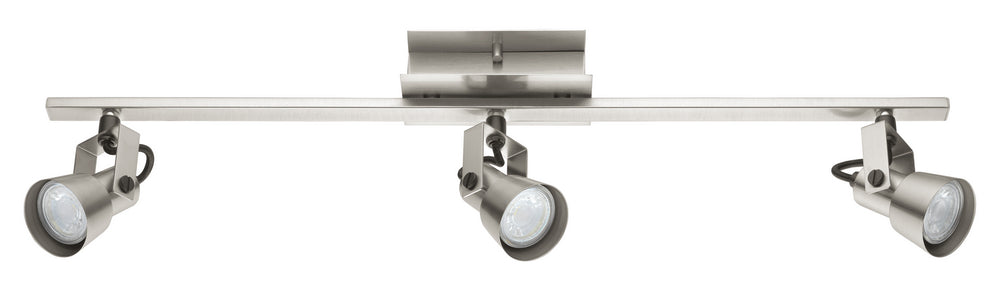 Trillo 1 Three Light Track in Matte Nickel - available from The Lighting Shoppe, trusted by Canadian homeowners