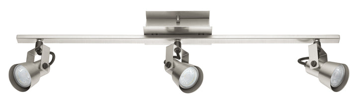 Trillo 1 Three Light Track in Matte Nickel - available from The Lighting Shoppe, trusted by Canadian homeowners