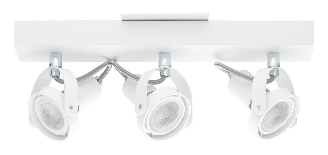 Novorio 1 Three Light Track in White - available from The Lighting Shoppe, trusted by Canadian homeowners