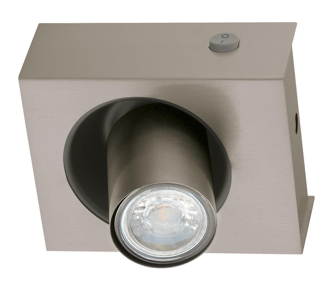 Robledo 1 One Light Ceiling Track Light in Matte Nickel - available from The Lighting Shoppe, trusted by Canadian homeowners
