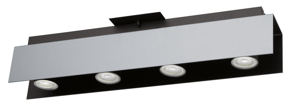 Viserba LED Fixed Track Light in Aluminum & Black - available from The Lighting Shoppe, trusted by Canadian homeowners