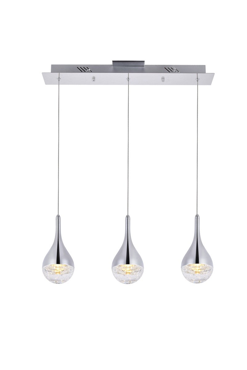 Elegant Lighting - 3803D24C - LED Chandelier - Amherst - chrome