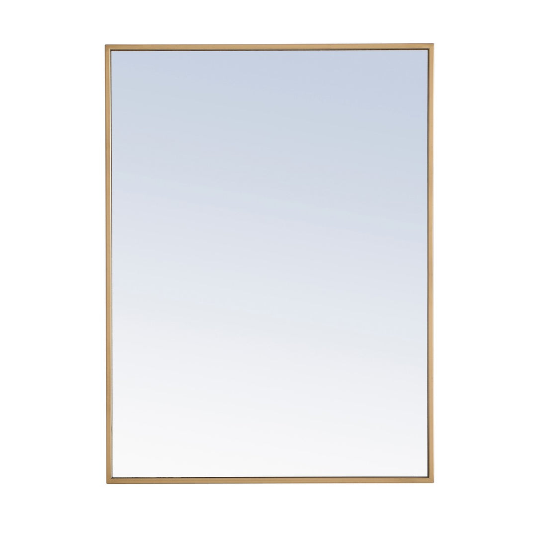 Elegant Lighting - MR4072BR - Mirror - Monet - Brass