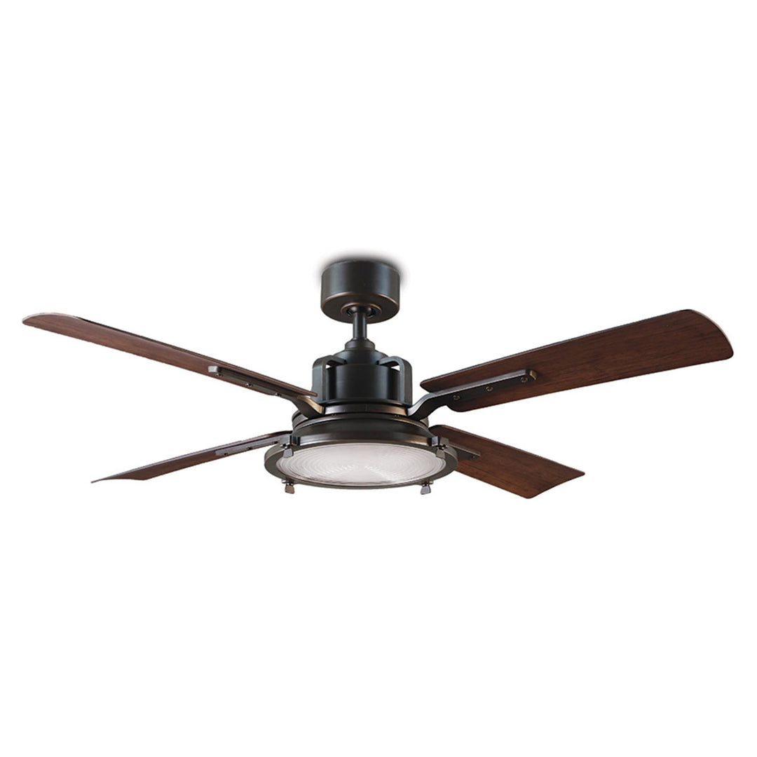 Nautilus 56"Ceiling Fan in Oil Rubbed Bronze/Dark Walnut - available from The Lighting Shoppe, trusted by Canadian homeowners