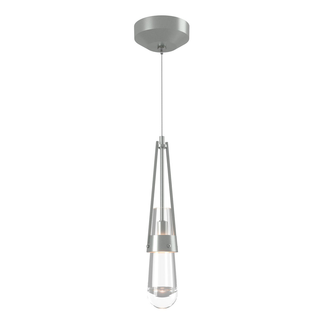 Hubbardton Forge Canada - 161040-SKT-STND-82-ZM0434 - One Light Mini Pendant - Link - Vintage Platinum