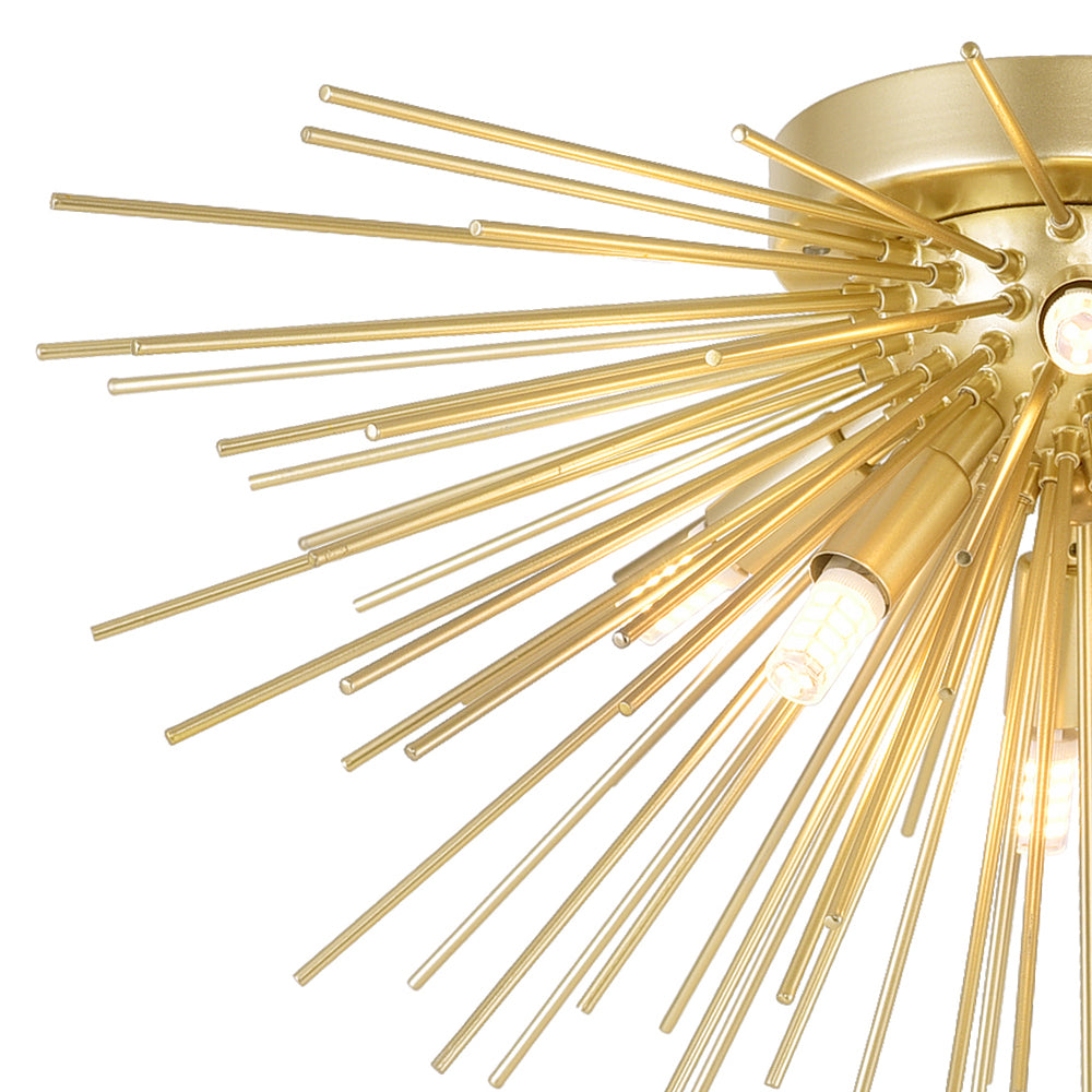 CWI Lighting Canada - 1034C20-6-620 - Six Light Flush Mount - Savannah - Gold Leaf