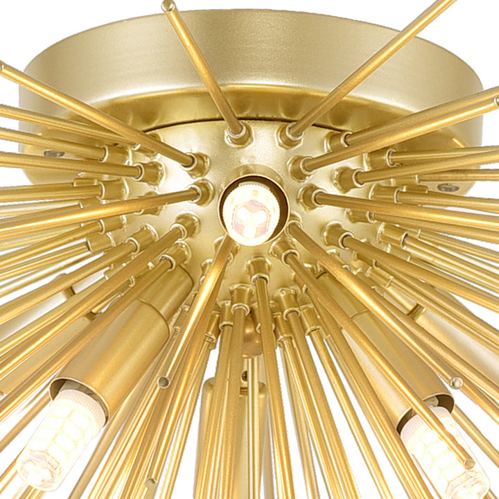 CWI Lighting Canada - 1034C20-6-620 - Six Light Flush Mount - Savannah - Gold Leaf