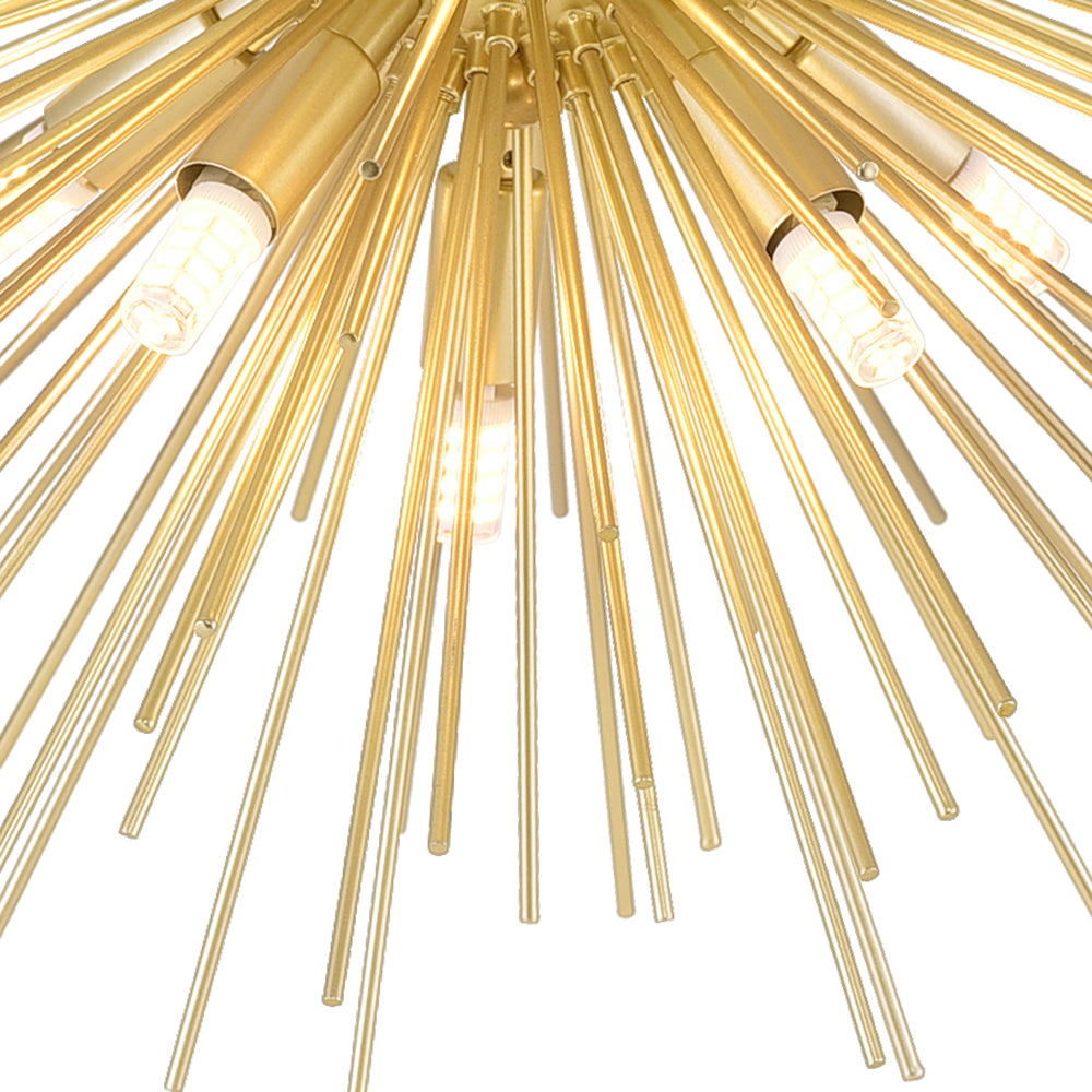 CWI Lighting Canada - 1034C20-6-620 - Six Light Flush Mount - Savannah - Gold Leaf