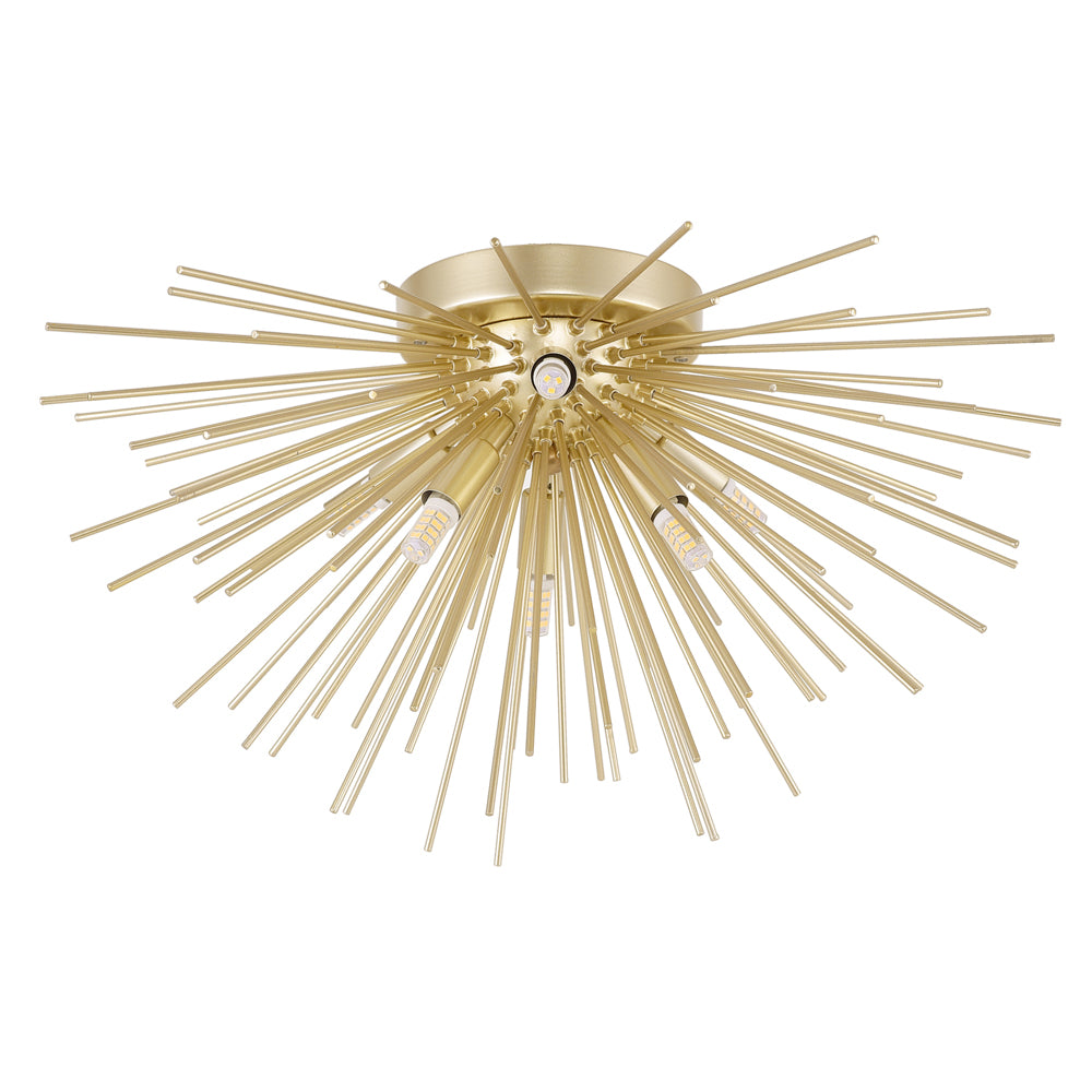 CWI Lighting Canada - 1034C20-6-620 - Six Light Flush Mount - Savannah - Gold Leaf