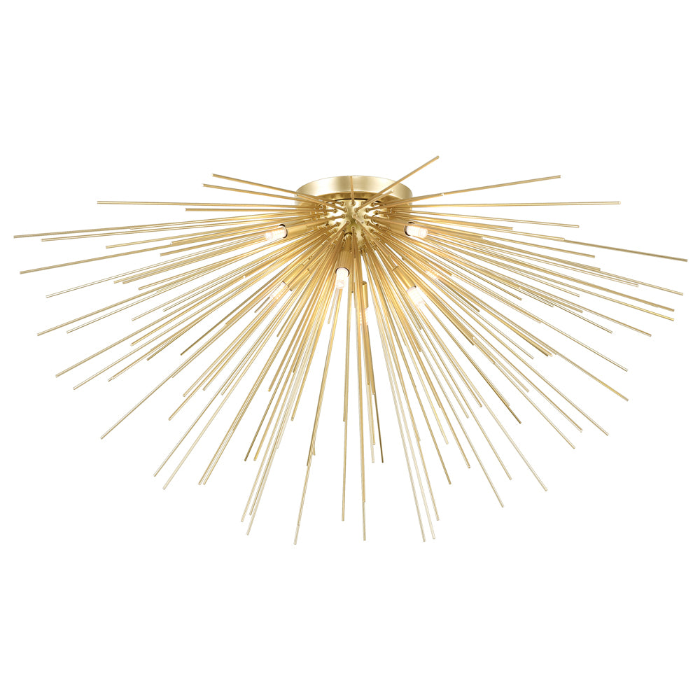 CWI Lighting Canada - 1034C40-8-620 - Eight Light Flush Mount - Savannah - Gold Leaf