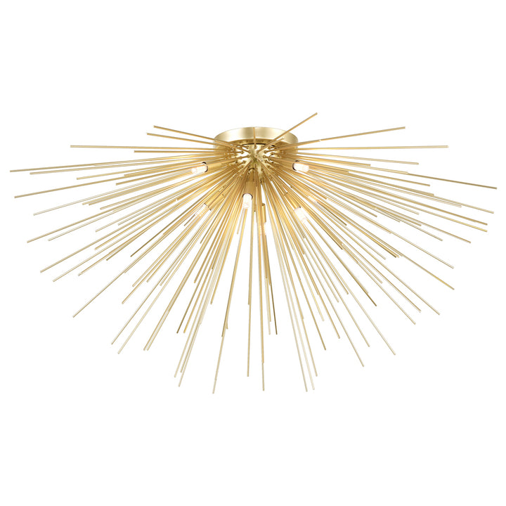 CWI Lighting Canada - 1034C40-8-620 - Eight Light Flush Mount - Savannah - Gold Leaf