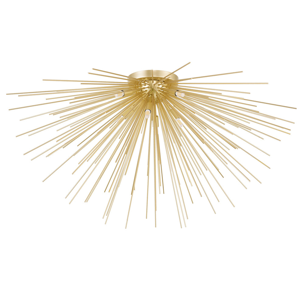 CWI Lighting Canada - 1034C40-8-620 - Eight Light Flush Mount - Savannah - Gold Leaf