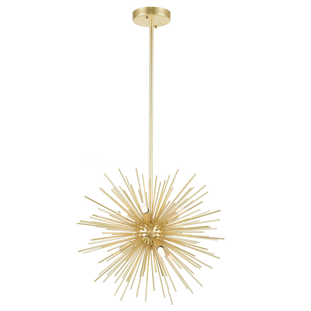 CWI Lighting Canada - 1034P16-6-620 - Six Light Chandelier - Savannah - Gold Leaf
