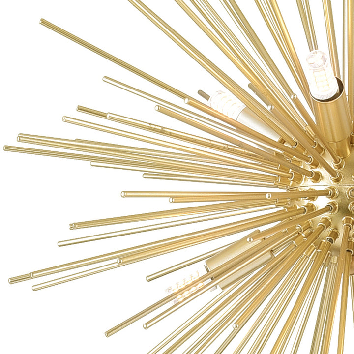 CWI Lighting Canada - 1034P16-6-620 - Six Light Chandelier - Savannah - Gold Leaf