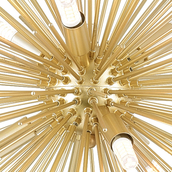 CWI Lighting Canada - 1034P16-6-620 - Six Light Chandelier - Savannah - Gold Leaf