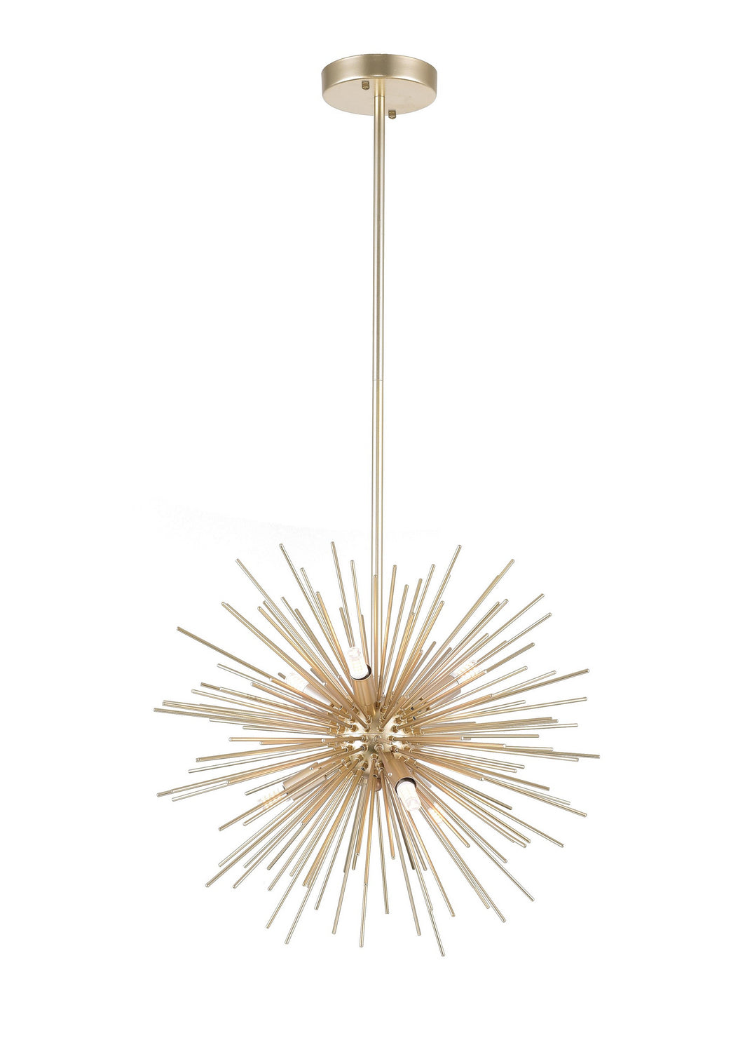 Savannah Six Light Chandelier in Gold Leaf - available from The Lighting Shoppe, trusted by Canadian homeowners