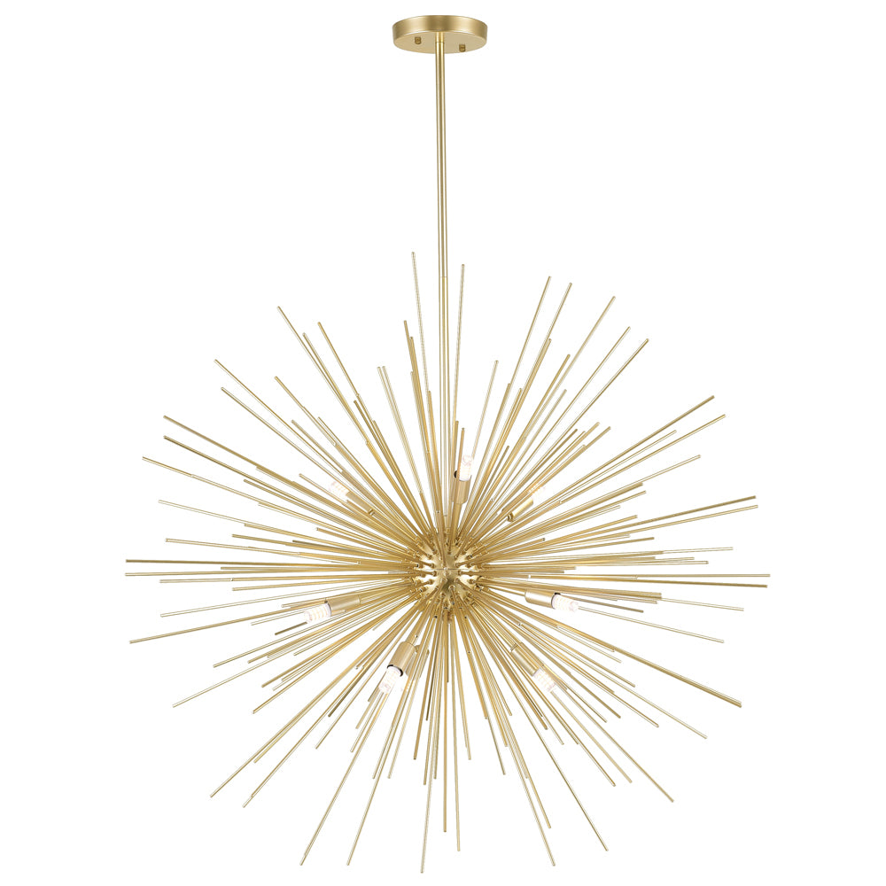 CWI Lighting Canada - 1034P30-9-620 - Nine Light Chandelier - Savannah - Gold Leaf