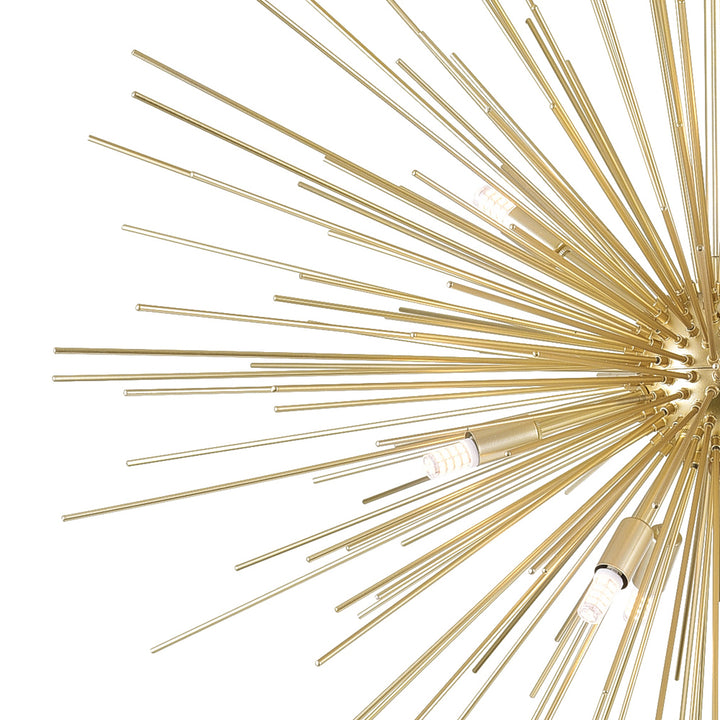 CWI Lighting Canada - 1034P30-9-620 - Nine Light Chandelier - Savannah - Gold Leaf