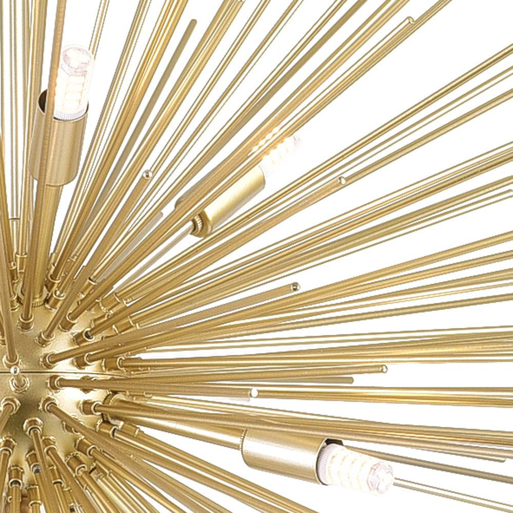 CWI Lighting Canada - 1034P30-9-620 - Nine Light Chandelier - Savannah - Gold Leaf
