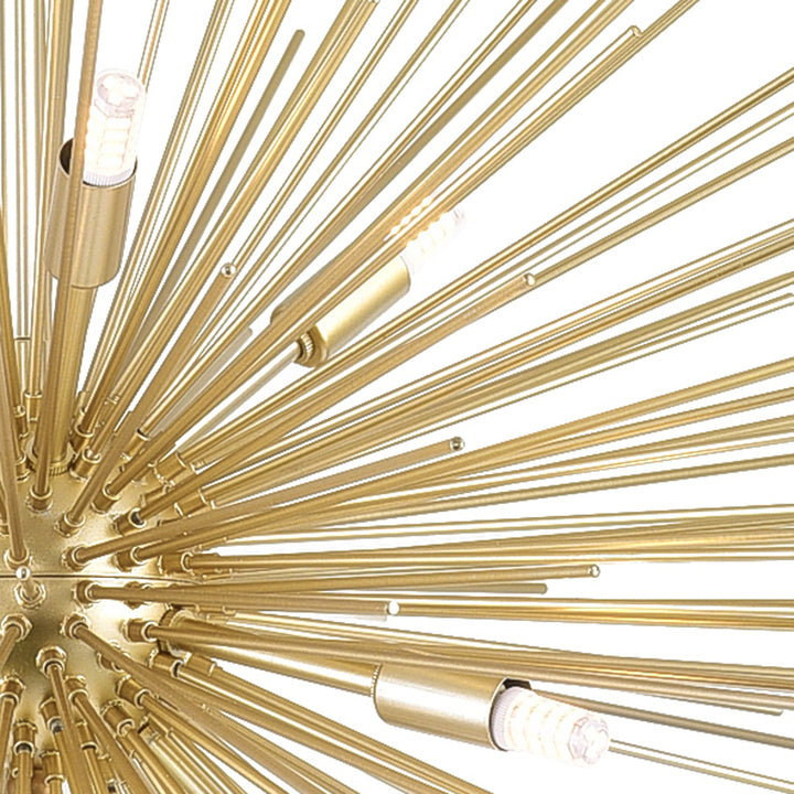 CWI Lighting Canada - 1034P30-9-620 - Nine Light Chandelier - Savannah - Gold Leaf