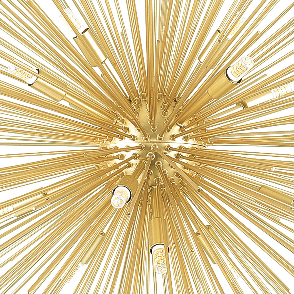 CWI Lighting Canada - 1034P40-14-620 - 14 Light Chandelier - Savannah - Gold Leaf
