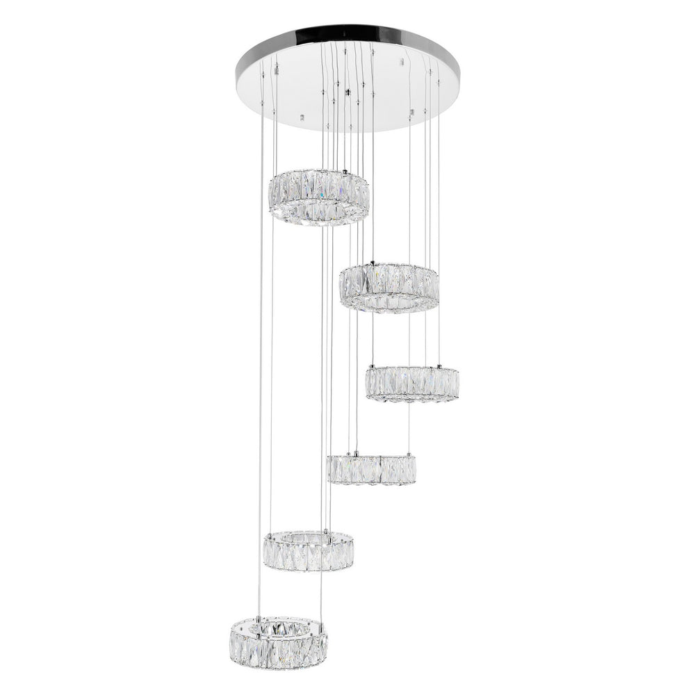 CWI Lighting Canada - 1044P24-601-R-6C - LED Chandelier - Madeline - Chrome
