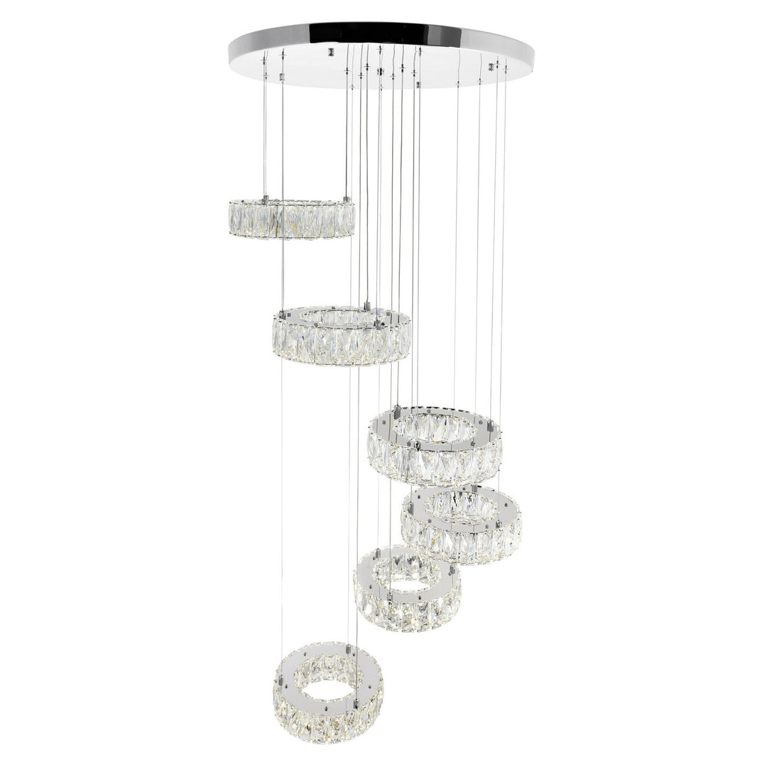 CWI Lighting Canada - 1044P24-601-R-6C - LED Chandelier - Madeline - Chrome