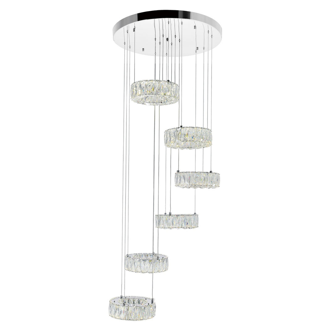 Madeline LED Chandelier in Chrome - available from The Lighting Shoppe, trusted by Canadian homeowners