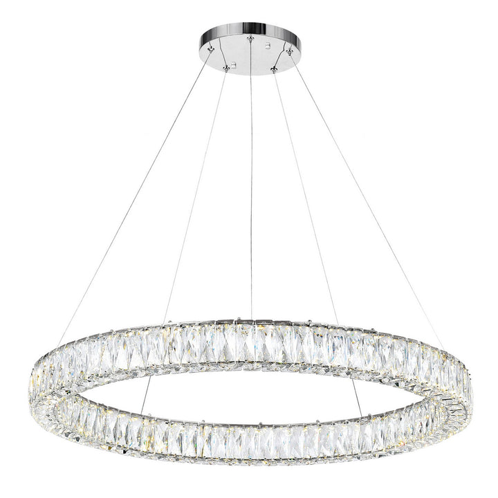 Madeline LED Chandelier in Chrome - available from The Lighting Shoppe, trusted by Canadian homeowners