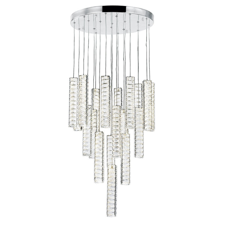 Celina LED Chandelier in Chrome - available from The Lighting Shoppe, trusted by Canadian homeowners