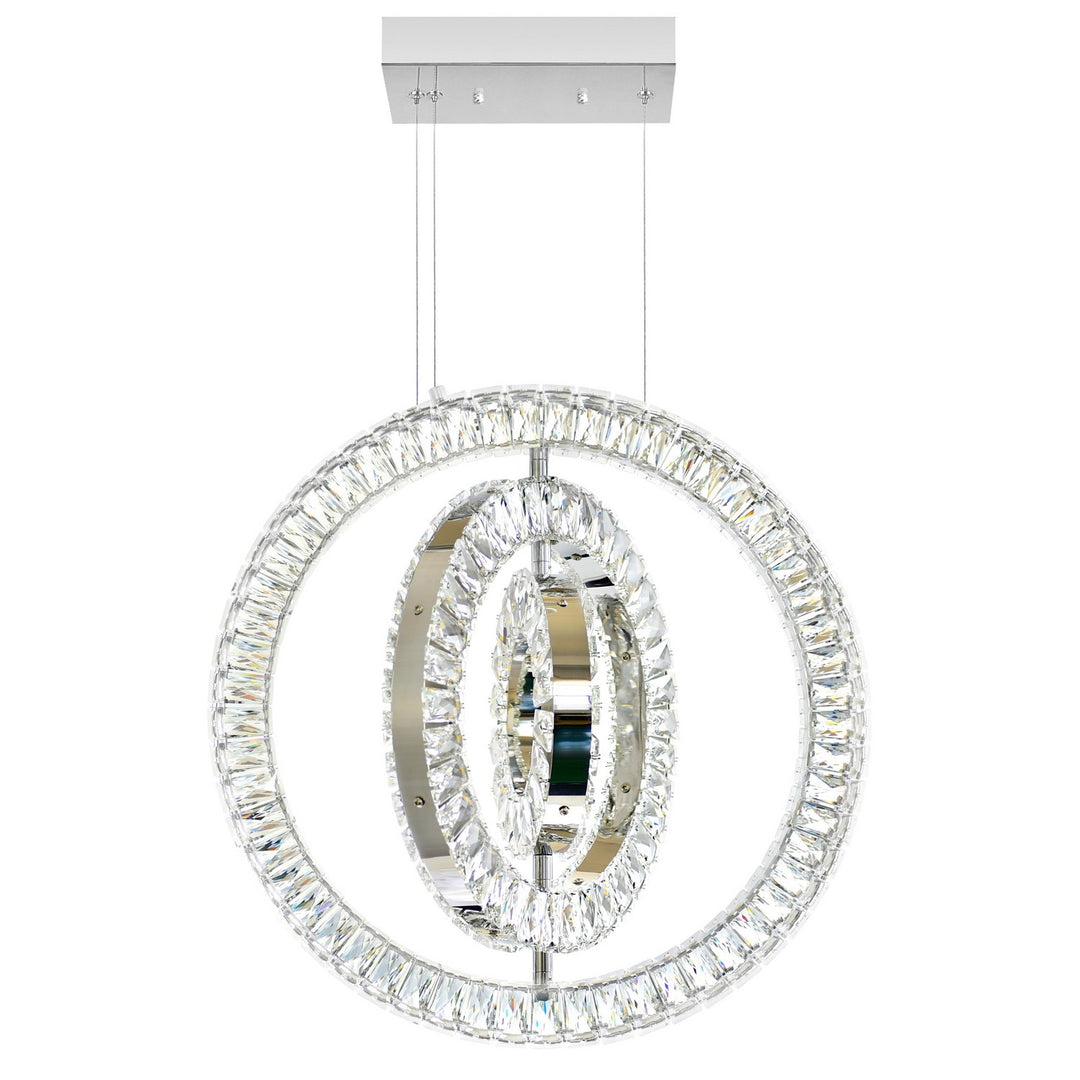 Celina LED Chandelier in Chrome - available from The Lighting Shoppe, trusted by Canadian homeowners
