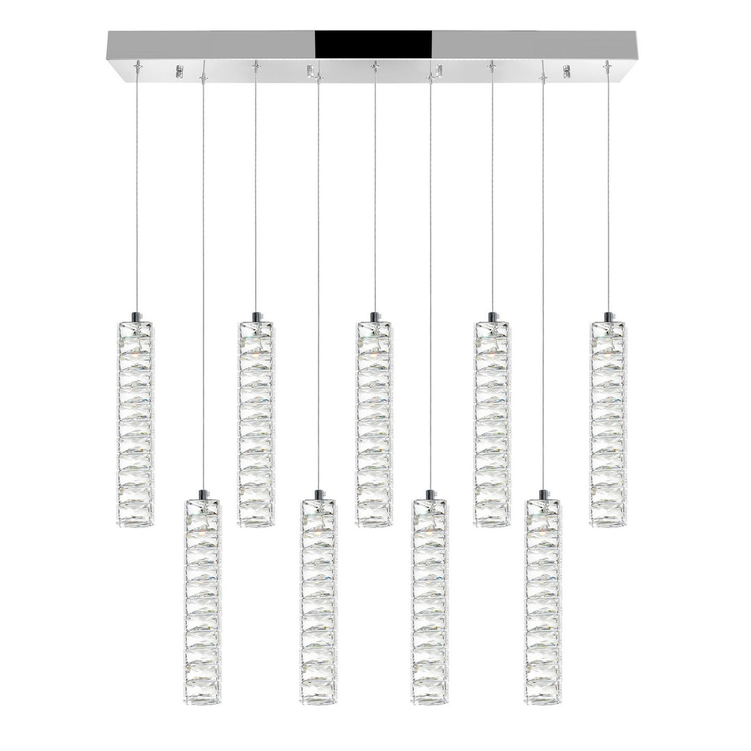 Celina LED Chandelier in Chrome - available from The Lighting Shoppe, trusted by Canadian homeowners