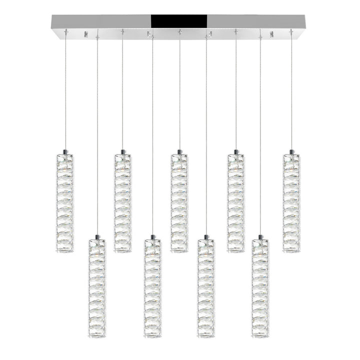 Celina LED Chandelier in Chrome - available from The Lighting Shoppe, trusted by Canadian homeowners
