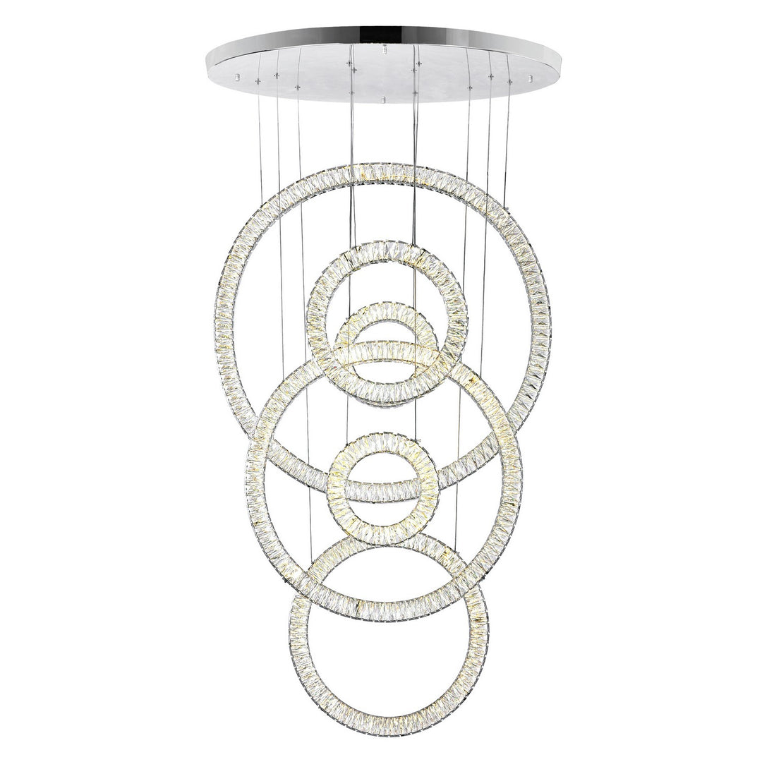 Celina LED Chandelier in Chrome - available from The Lighting Shoppe, trusted by Canadian homeowners